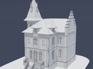 victorian house 03 Modèle 3D