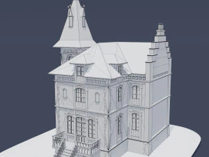 victorian house 03 3D Model