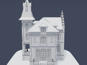 victorian house 03 Modèle 3D