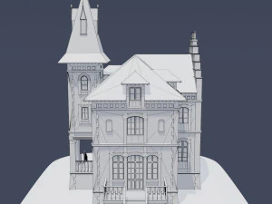 victorian house 03 3D Model