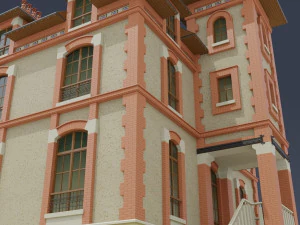 victorian house 03 3D Model