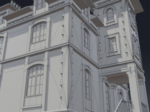 victorian house 03 Modèle 3D
