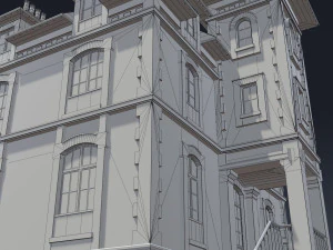 victorian house 03 3D Model