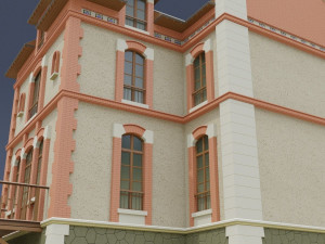victorian house 03 Modèle 3D