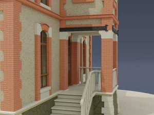 victorian house 03 3D Model