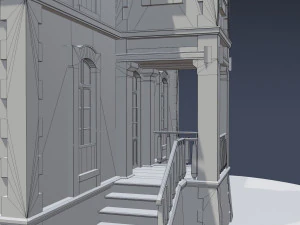 victorian house 03 3D Model