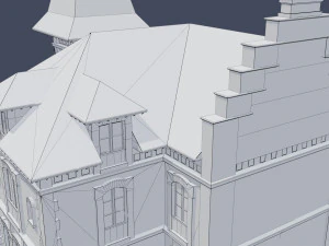 victorian house 03 3D Model