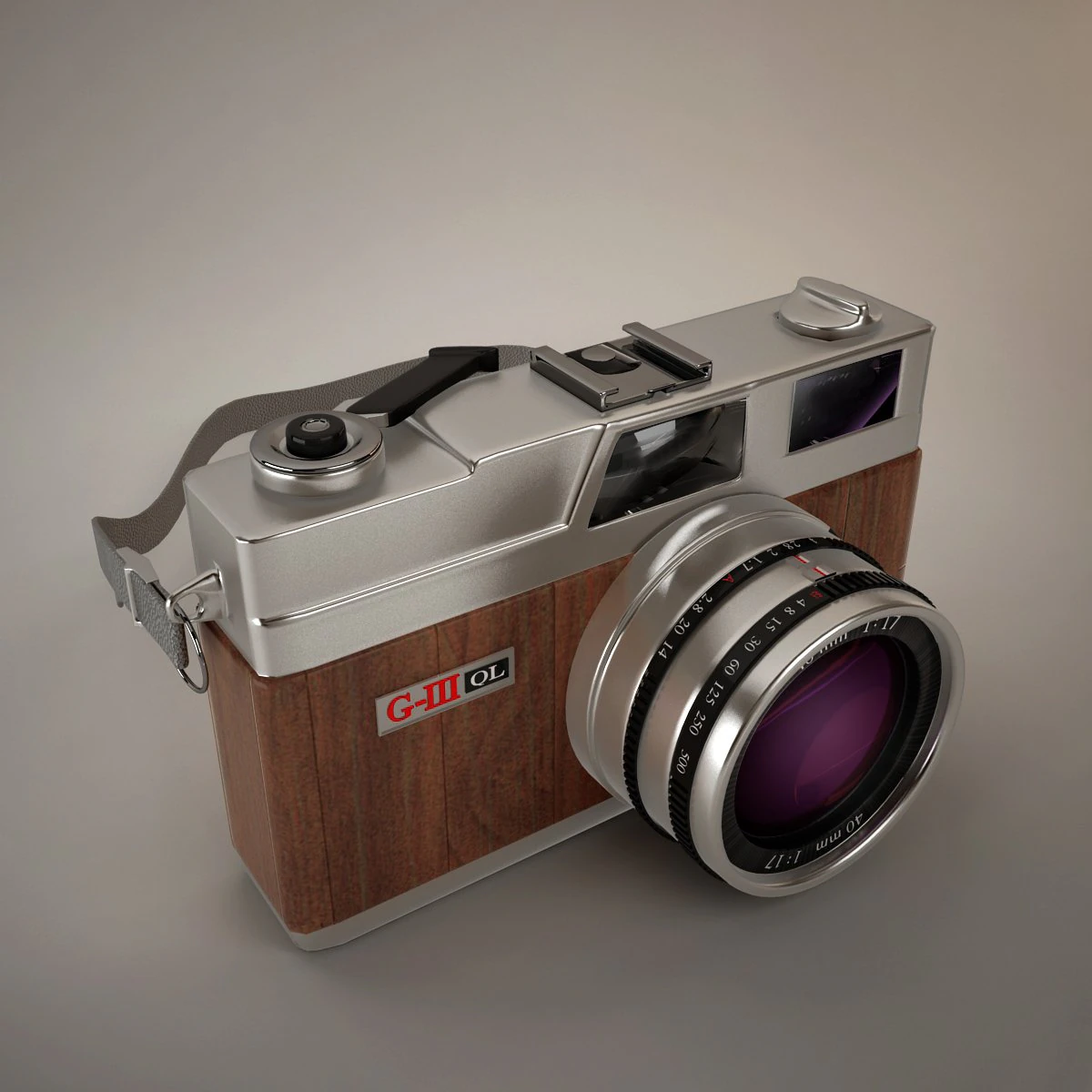 classic camera 3D Model .c4d .max .obj .3ds .fbx .stl .blend