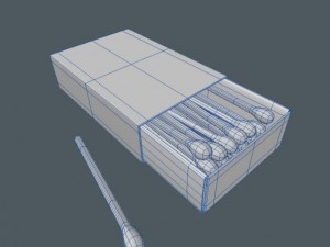 matches 3D Model