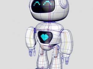 mini-rob&ocirc; Modelo 3D