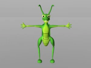 टिड्डी 3D मॉडल