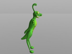 grasshopper Modello 3D