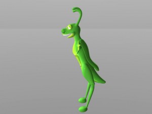 grasshopper Modello 3D