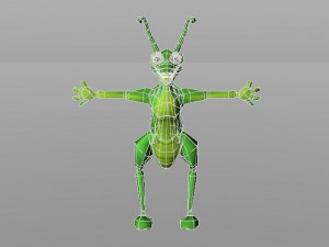 grasshopper Modello 3D