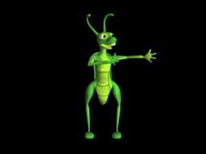 grasshopper Modello 3D