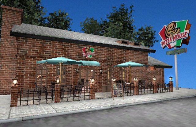 cafetaria Modelo 3D .c4d .max .obj .3ds .fbx .stl .blend 