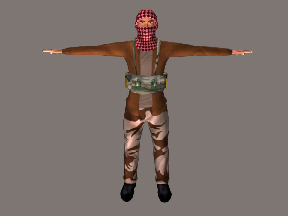 soldier 3D Model .c4d .max .obj .3ds .fbx .stl .blend