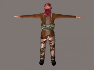 soldado Modelo 3D