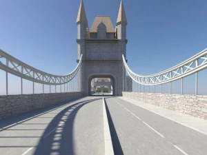 cidade simples Modelo 3D