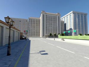 simple city 3Dモデル