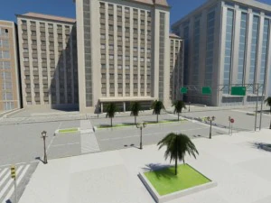 simple city 3D Model