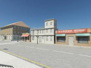 simple city 3Dモデル