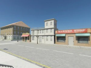 simple city 3D Model