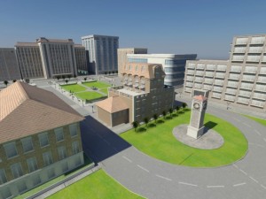 simple city 3Dモデル