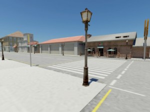 simple city 3Dモデル