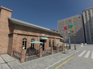 simple city 3Dモデル