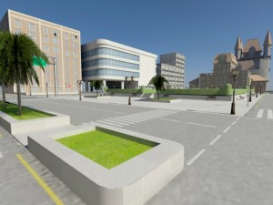 simple city 3Dモデル