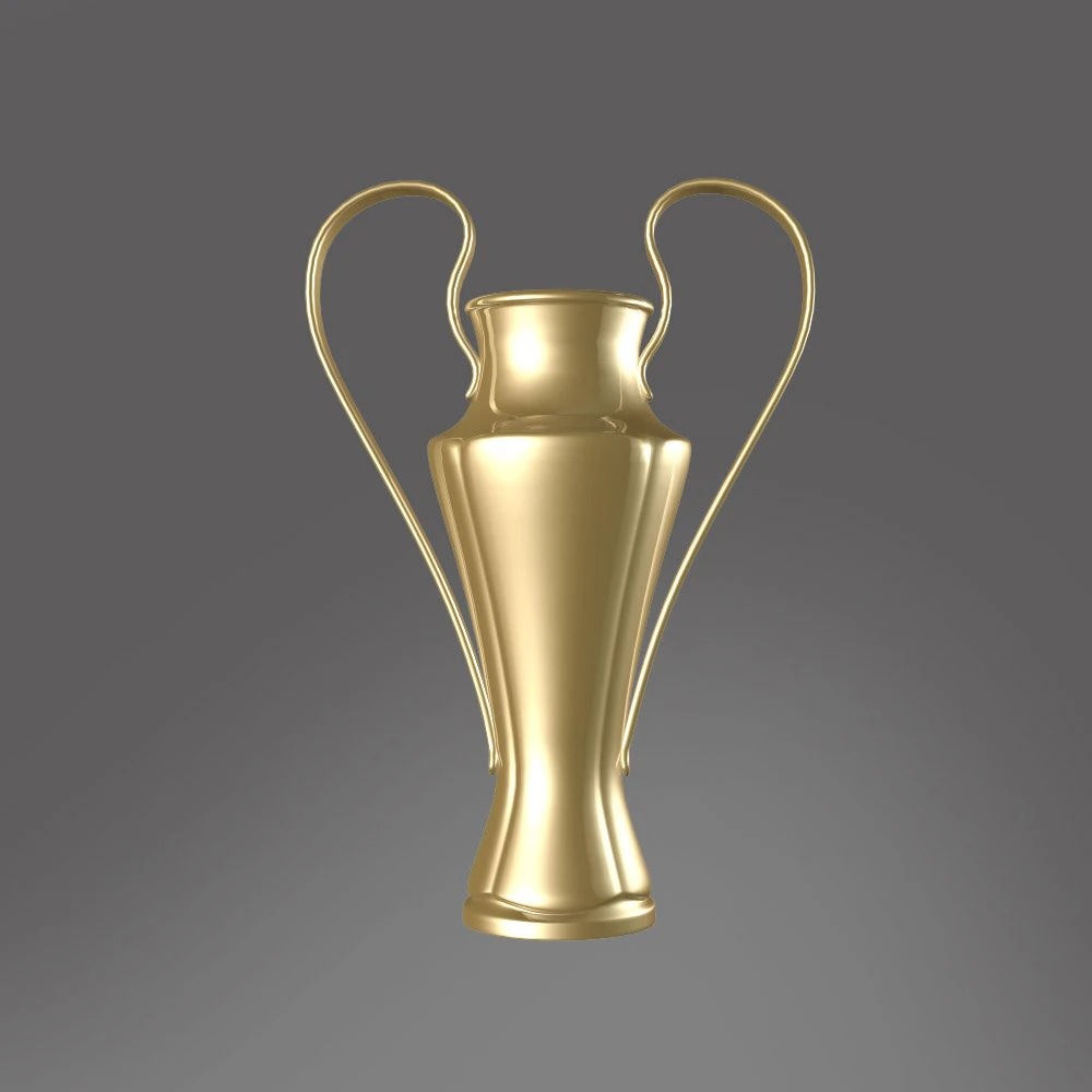 trophy cup 3D Model .c4d .max .obj .3ds .fbx .stl .blend