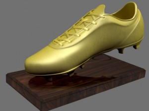golden soccer award 3D Model
