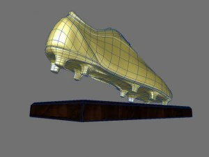 golden soccer award 3D Model