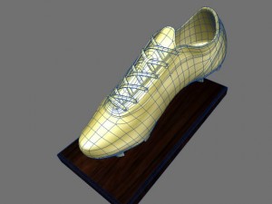 golden soccer award Modello 3D