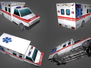 cars departement city 3D Model