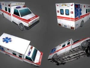 cars departement city 3D Model