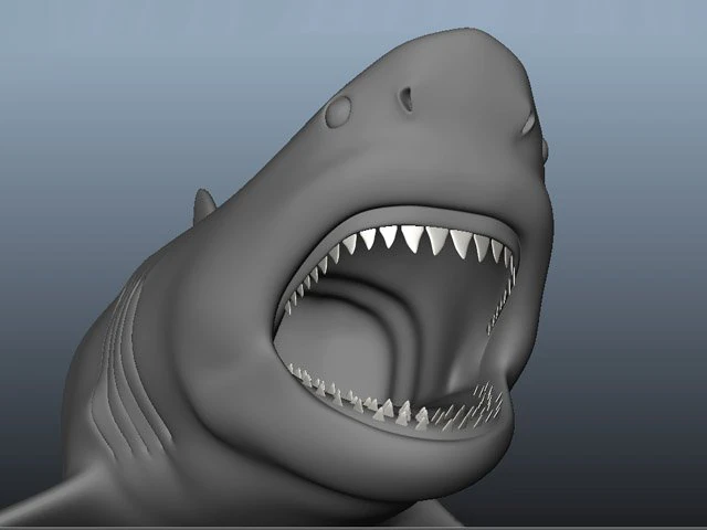 great white shark 3D Model .c4d .max .obj .3ds .fbx .stl .blend