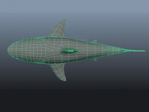 great white shark 3D 模型