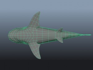 great white shark 3D 模型