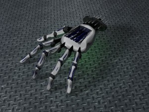 chrome hand 3D Model