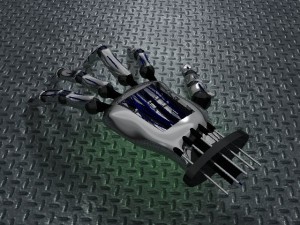 chrome hand 3D Model