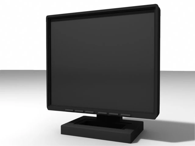 computer monitor 3D Model .c4d .max .obj .3ds .fbx .stl .blend