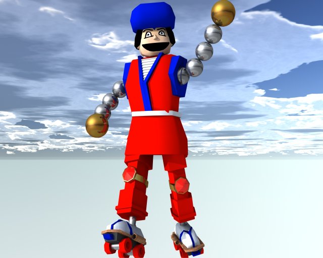 goemon impact 3D Model .c4d .max .obj .3ds .fbx .stl .blend 