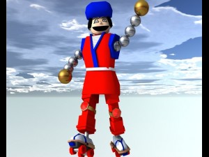 goemon impact Modello 3D