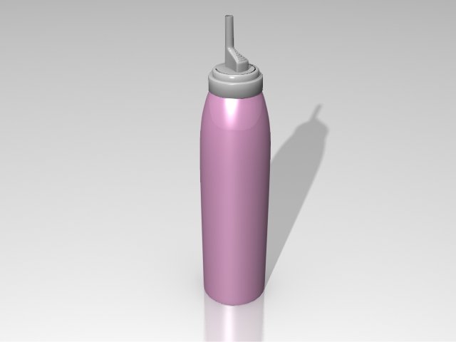 hair spray Model 3D .c4d .max .obj .3ds .fbx .stl .blend 