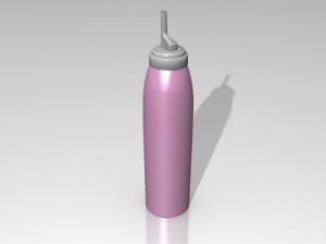 hair spray 3Dモデル