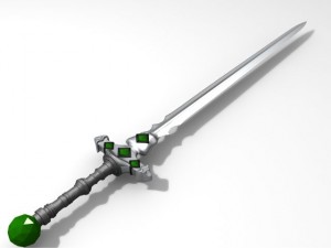 sword  awndut Modelo 3D