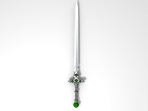sword  awndut Modelo 3D
