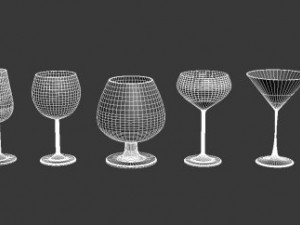 glasses collection 3D Model